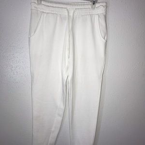 Forever 21 White Joggers